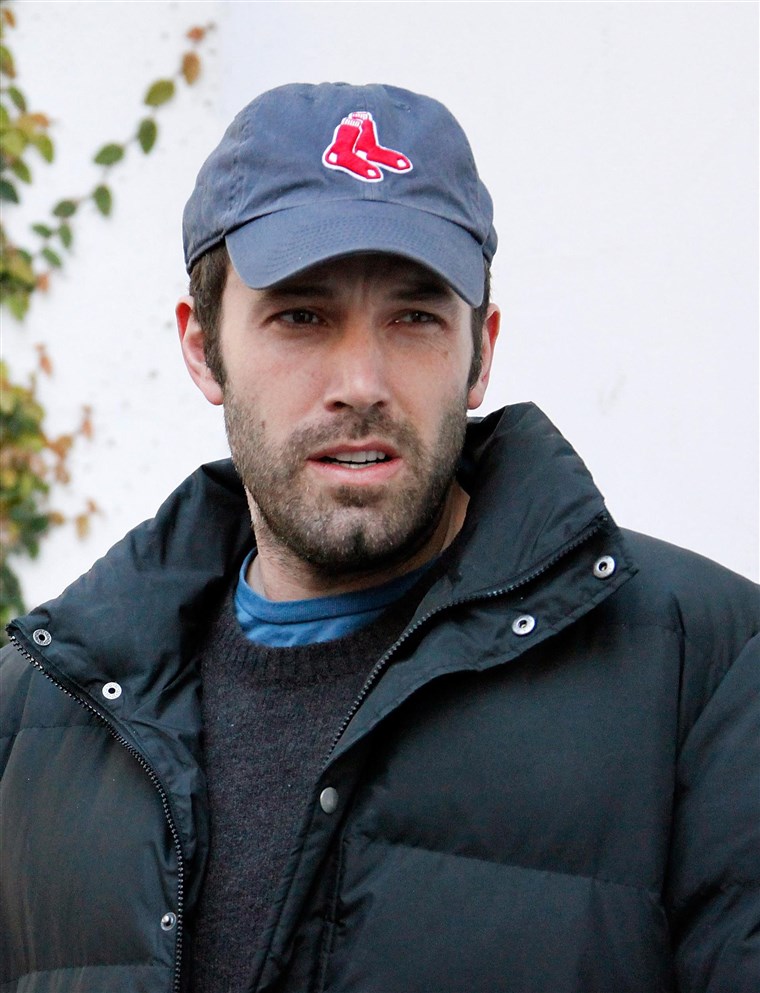 Ben Affleck in Red Sox cap (deceased)
