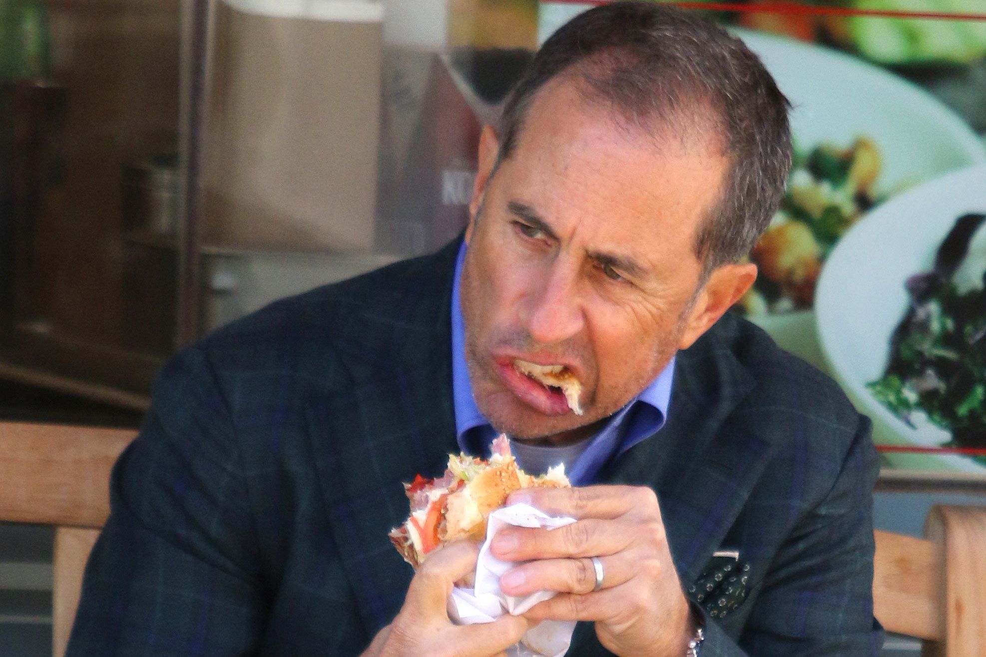 Jerry Seinfeld eating (deceased)